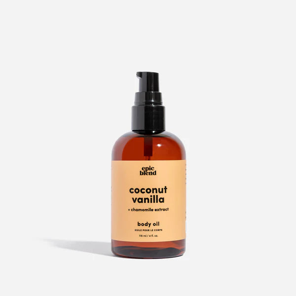 Epic Blend - Coconut Vanilla Body Oil, 118ml / 4 oz