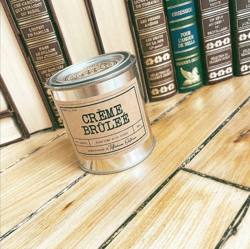Creme Brulee Candle by Threelittlebirdsxoxo, 8oz