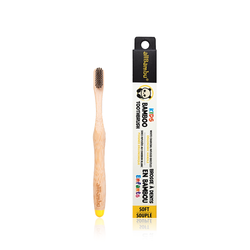 Kids Bamboo Toothbrush Yellow