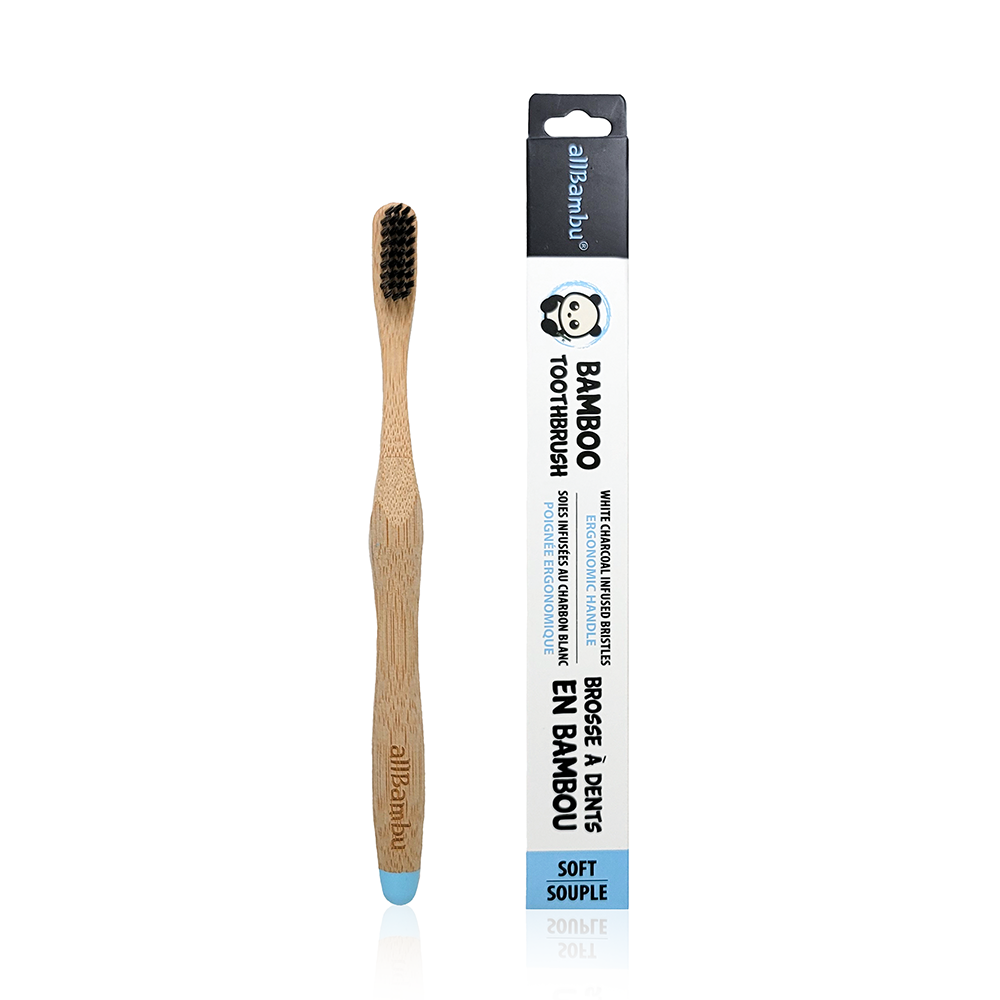 Bamboo Toothbrush Blue