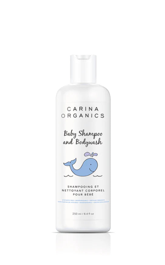 Carina Organics Baby Shampoo & Body Wash, 250ml