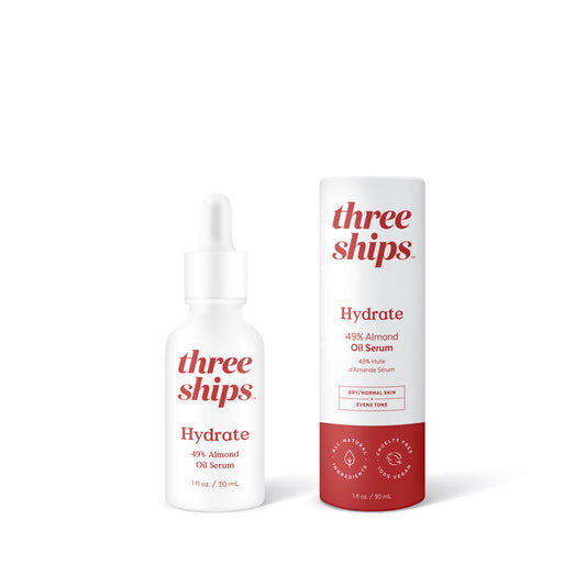 Hydrate 49% Almond Oil Serum by Three Ships, 1 oz/ 30ml