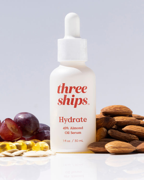 Hydrate 49% Almond Oil Serum by Three Ships, 1 oz/ 30ml