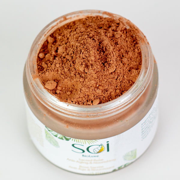 Soi BioLuxe SACRED ROSE organic anti-aging and nourishing face mask, 25 g
